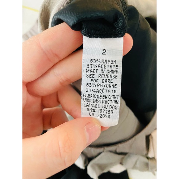 Anthropologie Sine Flower Trim Jumpsuit Women 2 Dressy Career Casual Brunch Chic - Picture 11 of 11